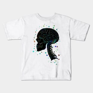 Skull and brain Kids T-Shirt